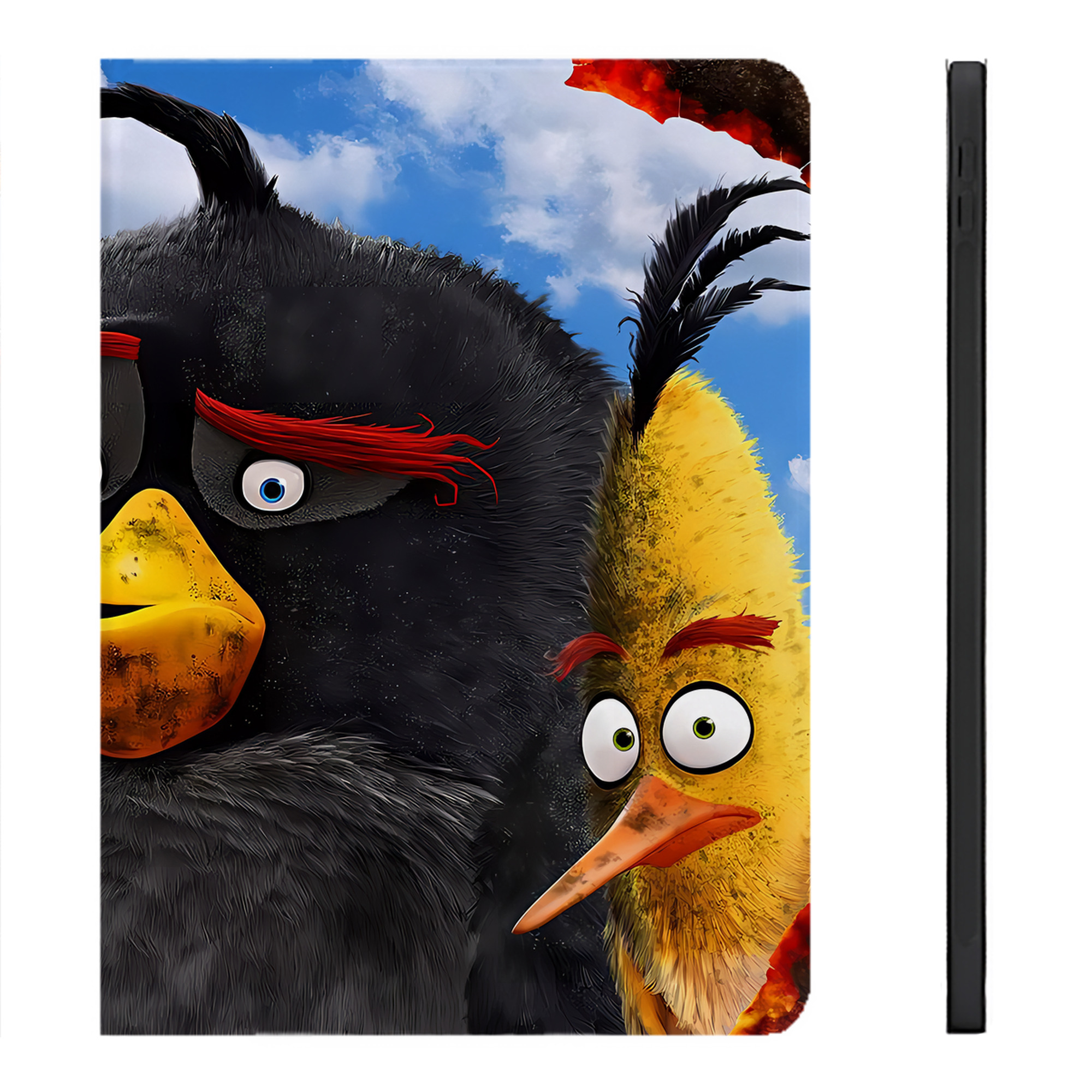 （画像用） Angry Birds アングリーバード IPadケース ペンホルダー付き ブックスタイルデザイン